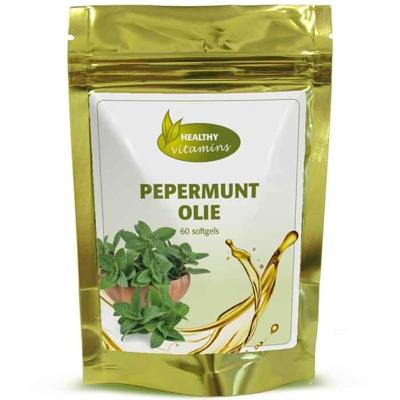 Pepermuntolie | 60 softgels | Vitaminesperpost.nl