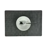 Placemats Nilo polyline grijs - thumbnail