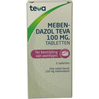 Mebendazol/wormkuur 6 Tabletten Teva