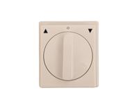 Opbouw Draaischakelaar Enkelpolig Cremewit - thumbnail