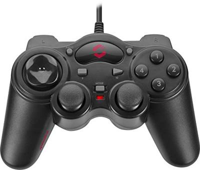SL-6515-BK THUNDERSTRIKE - Spelpad - 12 knoppen - met bekabeling - zwart - voor PC