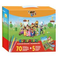 BIC kids super mario kleurkoffer, 70dlg. - thumbnail