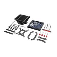 Akasa ALUCIA H6LS M2 Processor Luchtkoeler 12 cm Zwart, Blauw 1 stuk(s) - thumbnail