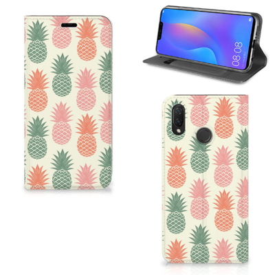 Huawei P Smart Plus | Flip Style Cover | Ananas Huawei P Smart Plus | Flip Style Cover | Ananas