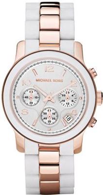 Horlogeband Michael Kors MK5464 Staal/Silicoon Rosé 20mm