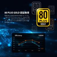 FSP (FORTRON) Alimentation 1000W Hydro G Pro ATX 3.0 80+ Gold - thumbnail