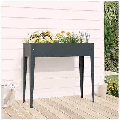 VidaXL Plantenbak 100,5x40,5x90 cm gegalvaniseerd staal VidaXL Plantenbak 100,5x40,5x90 cm gegalvaniseerd staal