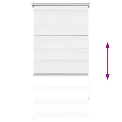 VidaXL Duo rolgordijn 60x120cm wit
