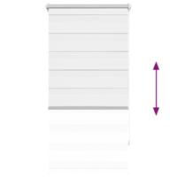 VidaXL Duo rolgordijn 60x120cm wit - thumbnail