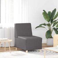 Sofa Stoel Grijs 55 x 74 x 82 cm Kunstleer - thumbnail