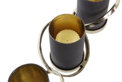 Kaarshouder DKD Home Decor Kristal Aluminium (20 x 7 x 6 cm) (52 x 15 x 16,5 cm) Kaarshouder DKD Home Decor Kristal Aluminium (20 x 7 x 6 cm) (52 x 15 x 16,5 cm)