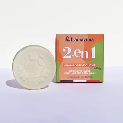 Lamazuna 2 In 1 Hair and body wash bar 70 Gram