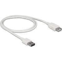 Delock 85199 Verlengkabel EASY-USB 2.0 Type-A male > USB 2.0 Type-A female wit 1 m - thumbnail