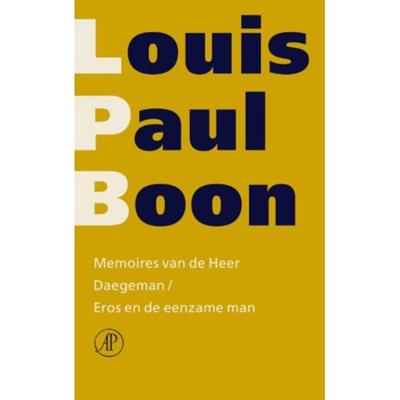Memoires van de Heer Daegeman ; Eros en de eenzame man - Louis Paul Boon - Paperback (9789029579292)