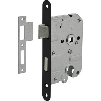 DX Dag & nachtslot tbv cilinderslot met zwarte voorplaat