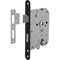 DX Dag & nachtslot tbv cilinderslot met zwarte voorplaat - thumbnail