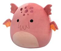 Squishmallows knuffel Leandro de donkerkoraalkleurige cthulhu - 30 cm - thumbnail