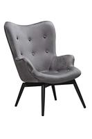 Artistiq Fauteuil 'Anderson', Velvet, kleur Grijs - thumbnail