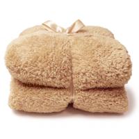 Teddy plaid latte 150x200 cm Unique Living - Unique living - thumbnail