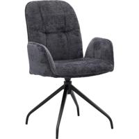 Eetkamerstoel Casper Antraciet - thumbnail