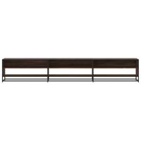 Tv-meubel 270x40x46 cm bewerkt hout bruin eikenkleurig - thumbnail