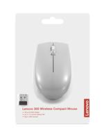 Lenovo 300 Wireless Compact Muis Draadloos Optisch Grijs 3 Toetsen 1000 dpi - thumbnail