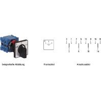 Kraus & Naimer CH10.A210.FT2 Omschakelaar Met nulstelling 20 A 2 x 60 ° Grijs, Zwart 1 stuk(s) Piece