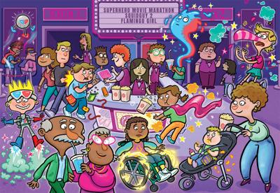 Wasgij Puzzel Junior 2 - Krachtige Kaskrakers! 240 Stukjes