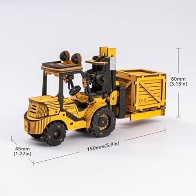 Robotime Forklift houten bouwpakket