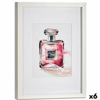 Schilderij Parfum Glas spaanderplaat 33 x 3 x 43 cm (6 Stuks) - thumbnail