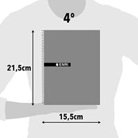 Schrift ENRI Zacht deksel Blauw 80 Lakens 4 mm Quarto (10 Stuks) - thumbnail