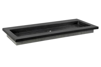 Wastafel Forzalaqua Nova Doppio Gezoet 120.5x51.5x9.5 cm Zonder Kraangaten Wastafel Forzalaqua Nova Doppio Gezoet 120.5x51.5x9.5 cm Zonder Kraangaten