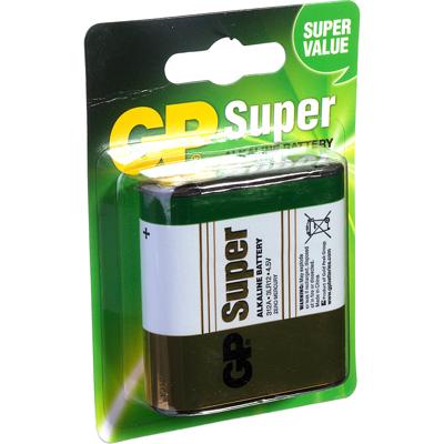 GP Super Alkaline 4,5V plat 3LR12 312A 3012430 GP Super Alkaline 4,5V plat 3LR12 312A 3012430