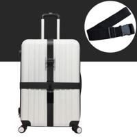 Kruis de Rainbow elastische telescopische tas Bungee Bagage verpakking reizen bagage vaste riem (zwart) - thumbnail