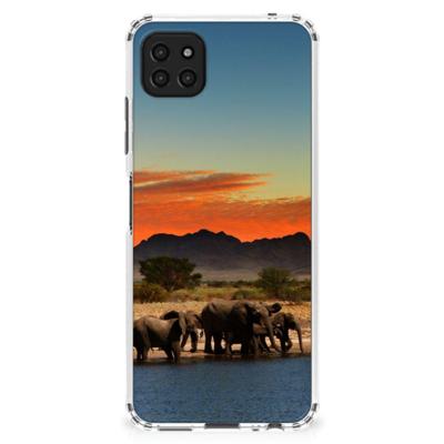 Samsung Galaxy A22 5G Case Anti-shock Olifanten Samsung Galaxy A22 5G Case Anti-shock Olifanten