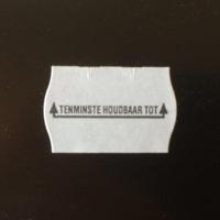 Etiket 2516 wit perm 2-slit Tenminste ho - thumbnail