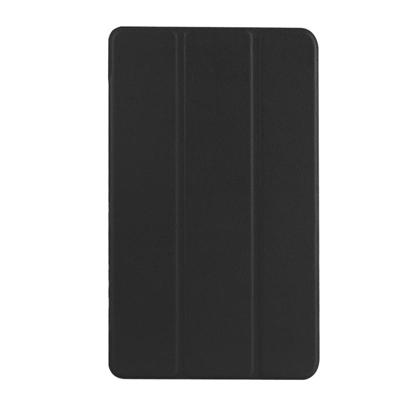 Custer structuur structuur horizontaal Flip lederen hoesje met 3-vouw houder voor Huawei MediaPad M2(zwart)