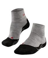 Falke Tk2 Explore Short Dames Wandelsok Light Grey 37-38 - thumbnail