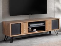 Tv-meubel XENA 2 deuren 2 vakken scarlet eik - thumbnail