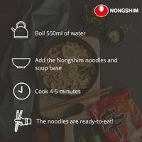 Nongshim Shin Ramyun Black 130 g bij Jumbo - thumbnail