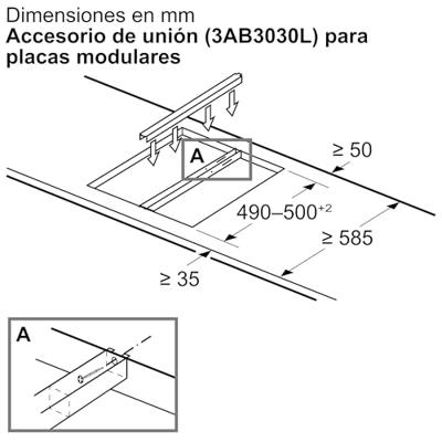 Accessoire voor plaatverbinding Balay 75450 Accessoire voor plaatverbinding Balay 75450