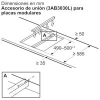Accessoire voor plaatverbinding Balay 75450 - thumbnail