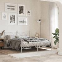 Hoofdbord 160 cm metaal wit - thumbnail