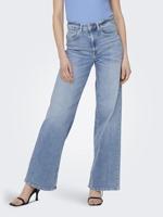 Only Onlmadison Blush Hw Wide Dnm Cro371 Noos 15282975 Mom Jeans Light Blue Denim - thumbnail