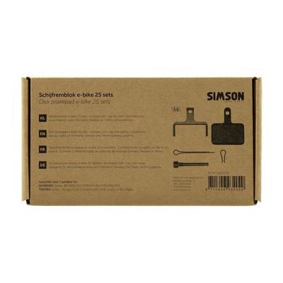Simson schijfremblok e-bike (25st)