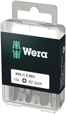 Wera 855/1 Z Bits Pozidriv, PZ 3 x 25 mm (10 Bits pro Box) - 1 stuk(s) - 05072405001