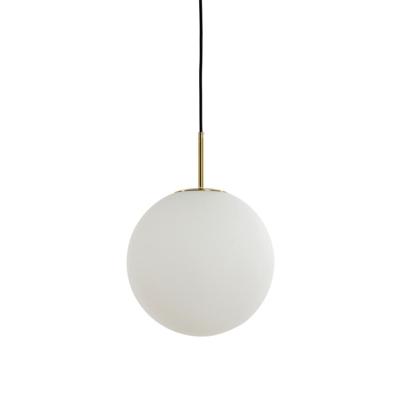Light & Living Hanglamp 'Medina' 30cm, kleur Antiek Brons/Mat Wit