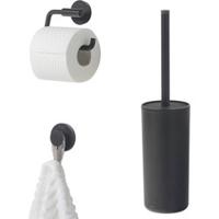 Tiger Urban toilet accessoires 3-delig vrijstaand zwart - thumbnail