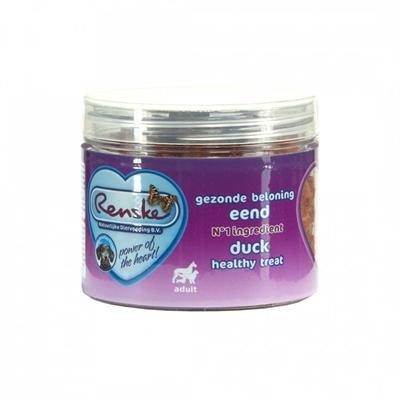 Renske gezonde beloning mini hartjes eend hondensnack 100gr