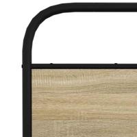 Bedframe zonder matras bewerkt hout sonoma eikenkleur 140x190cm - thumbnail